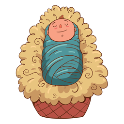 Ilustración de niño jesús Diseño PNG