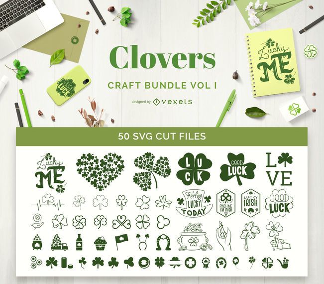 Paquete de artesanía Clovers Vol I Paquete de artesanía Clovers Vol I