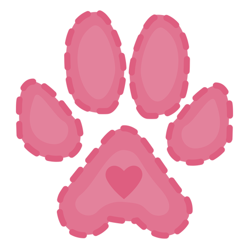 Download Cute heart pawprint - Transparent PNG & SVG vector file