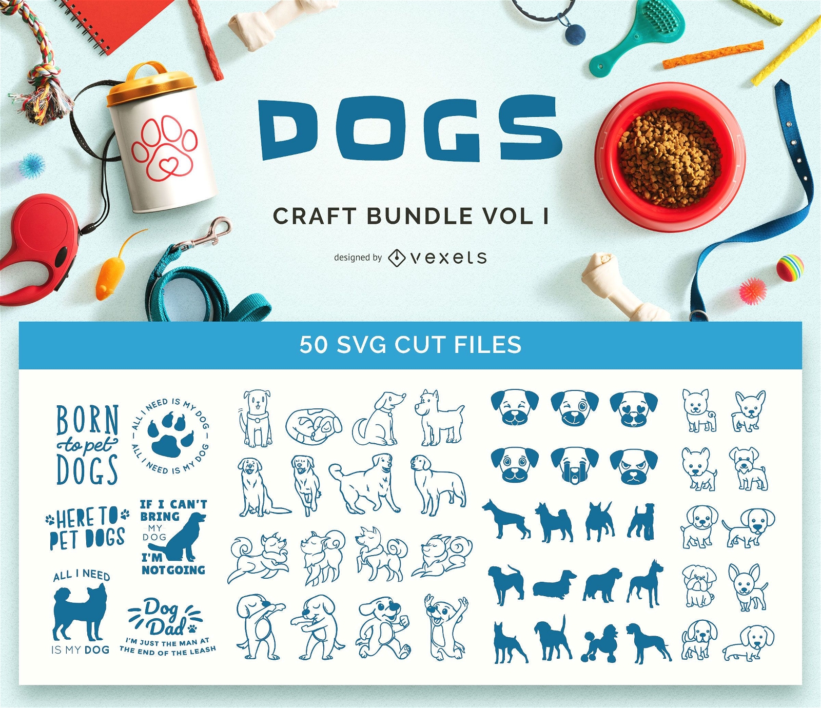 Dogs Craft Bundle Vol I