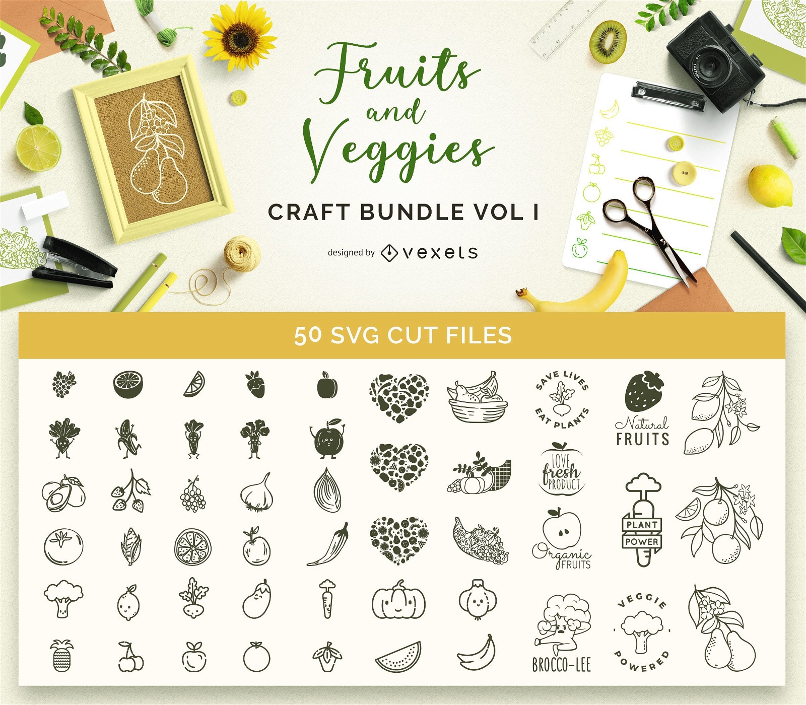Fruits & Veggies Craft Bundle Vol I