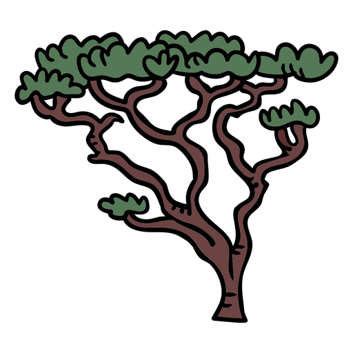 Elemento bonsai coreano Desenho PNG