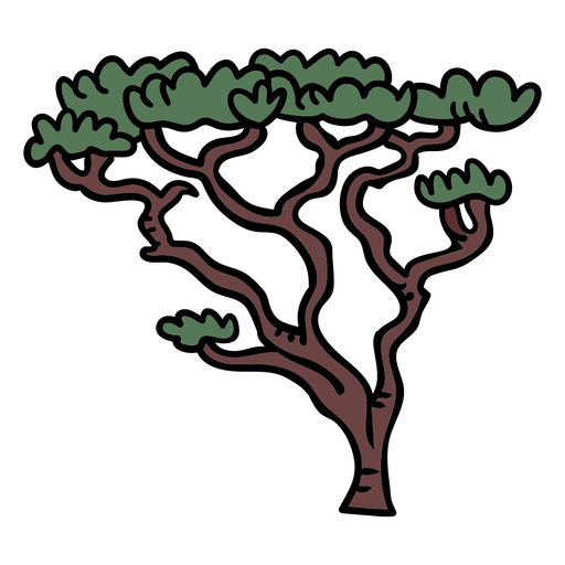 Korean bonsai element PNG Design