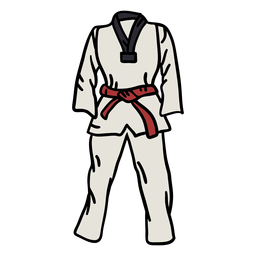 Elemento de taekwondo coreano Desenho PNG