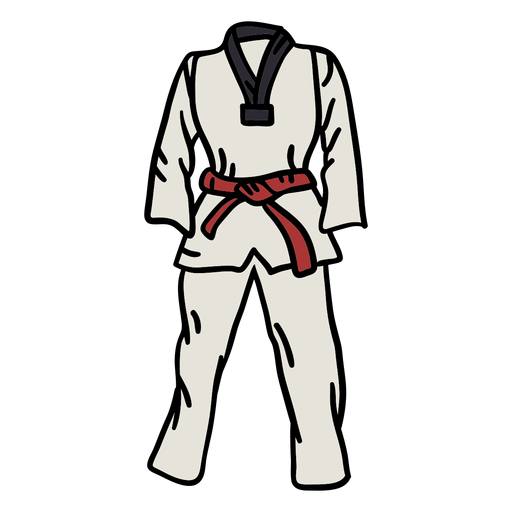 Koreanisches Taekwondo-Element PNG-Design
