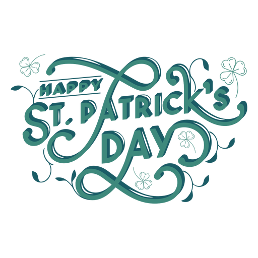 Download Lettering happy st patricks day - Transparent PNG & SVG ...