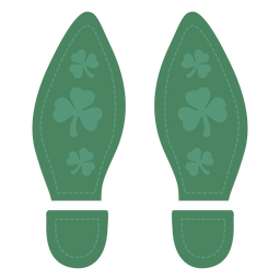 Schöne St Patrick Füße PNG-Design