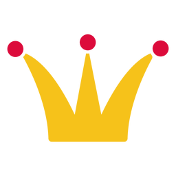 Coroa de elemento de corte de papel Desenho PNG