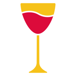 Copo de vinho cortado em papel Desenho PNG
