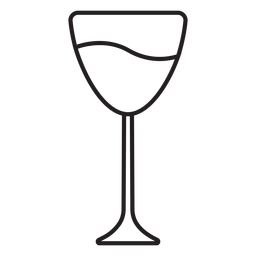 Curso de copo de vinho de corte de papel Desenho PNG