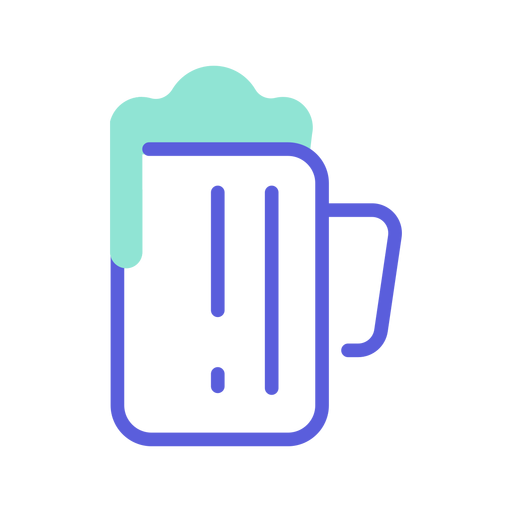 St patrick cerveza colorido icono Diseño PNG