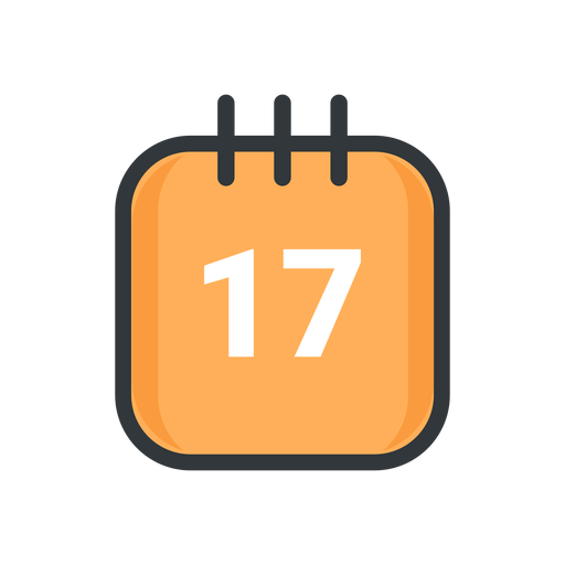 St patrick calendar stroke icon