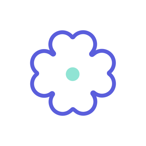 St patrick flor colorido icono