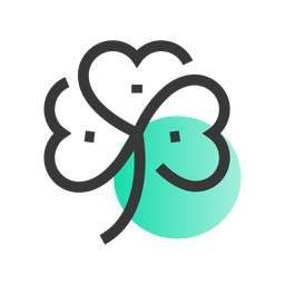 Ícone de trevo simples de São Patrício Desenho PNG