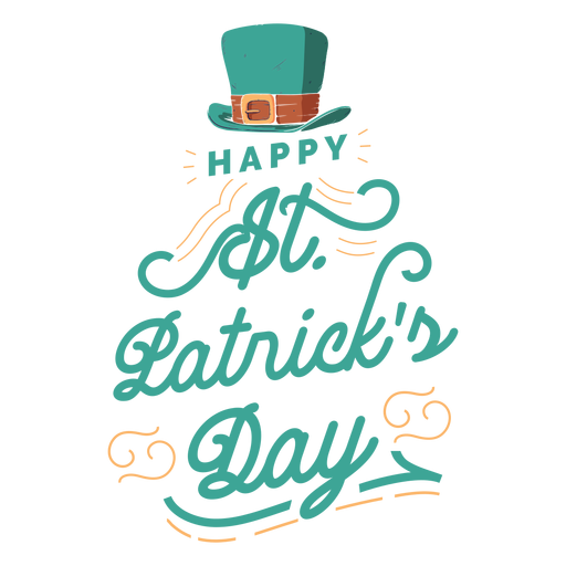 St patricks day lettering PNG Design