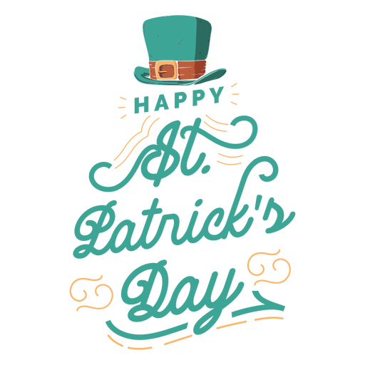St Patricks Day Schriftzug PNG-Design