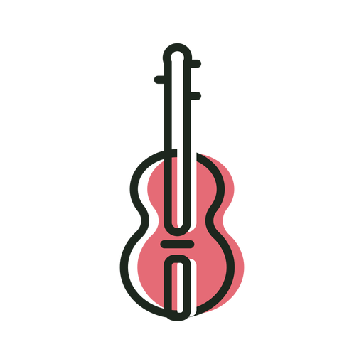 Violin-Duotone-Symbol PNG-Design