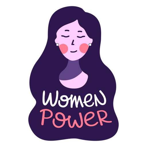 Women power lettering - Transparent PNG & SVG vector file