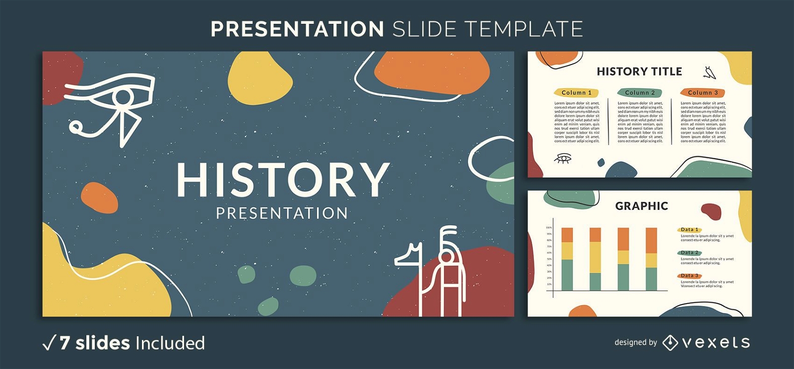 History Presentation Template Vector Download