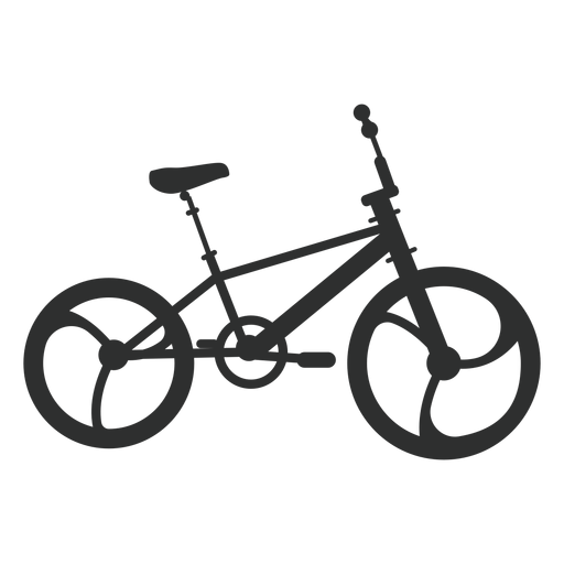 Bmx Fahrrad Silhouette PNG-Design