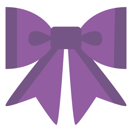 Chunky bow element flat PNG Design