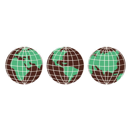 Globos de tierra elementos dibujados a mano Descargar PNG/SVG