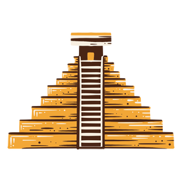 Handgezeichnetes Element der ägyptischen Pyramide PNG-Design