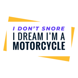 Fathers day i dont snore design PNG Design