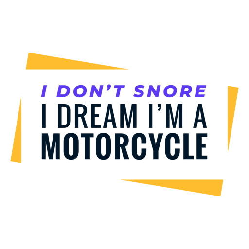 Fathers day i dont snore design PNG Design