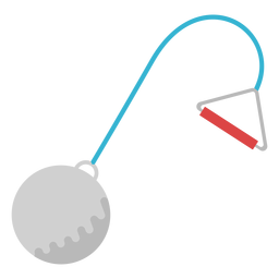 Flaches Element der Hammerwurfausrüstung PNG-Design