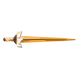 Espada desenhada à mão arma histórica Desenho PNG