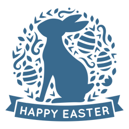 Happy easter holiday vinyl PNG Design