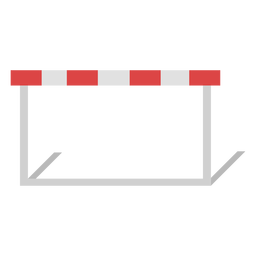 Diseño plano de valla de carrera de obstáculos Diseño PNG