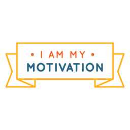 I am my motivation workout phrase PNG Design Transparent PNG
