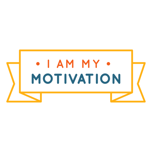 Soy mi frase de entrenamiento de motivación Diseño PNG