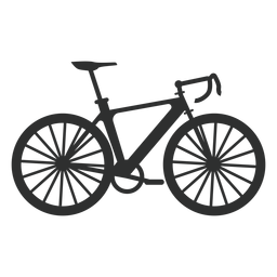 Silhueta de mountain bike Desenho PNG