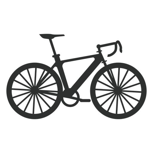 Mountain bike silhouette PNG Design