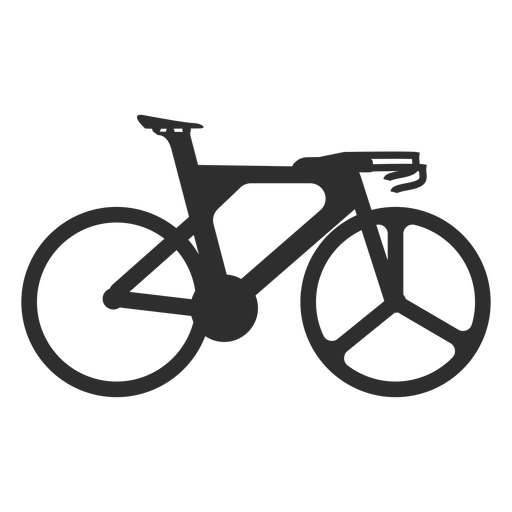 Mountain bikes silhouette PNG Design