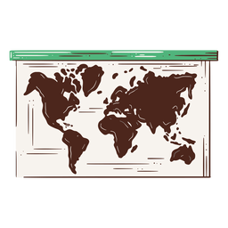 Planisphere hand drawn element PNG Design
