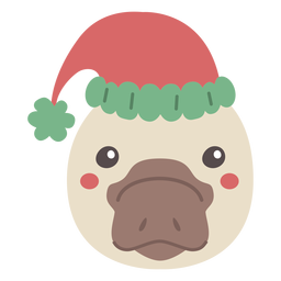 Linda cabeza de ornitorrinco Diseño PNG