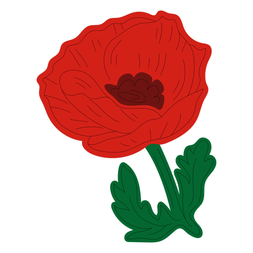 Mohnblume PNG-Design