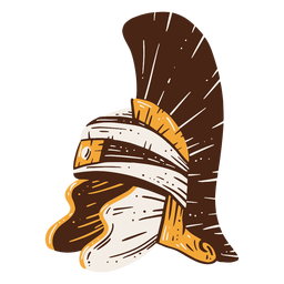Helmhand des römischen Soldaten gezeichnet PNG-Design