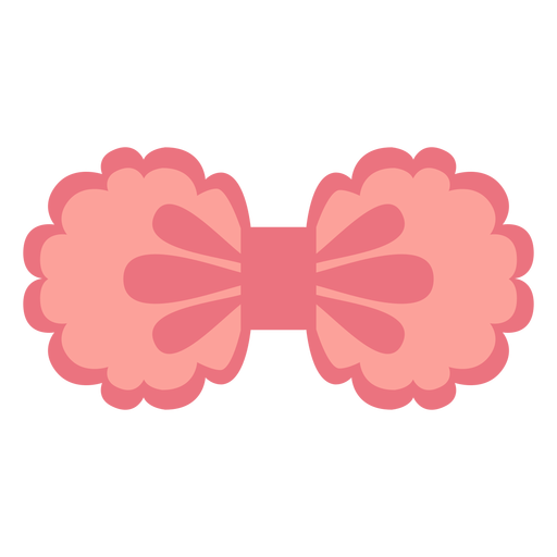 Rosie bow flat PNG Design