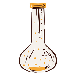 Round bottomed flask illustration PNG Design Transparent PNG