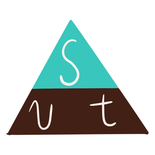 Darstellung der Äquivalenz der Svt-Formelpyramide PNG-Design