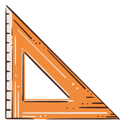 Scalene square hand drawn PNG Design
