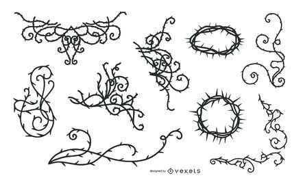 Thorn Ornamental Swirl Set