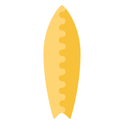 Short surfboard flat element design PNG Design