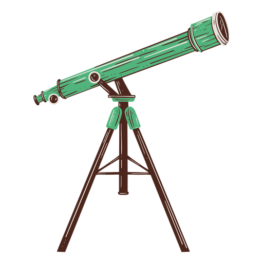 Telescope hand drawn design element PNG Design