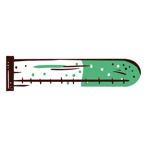 Test tube element hand drawn PNG Design